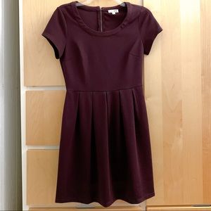 Burgundy dress